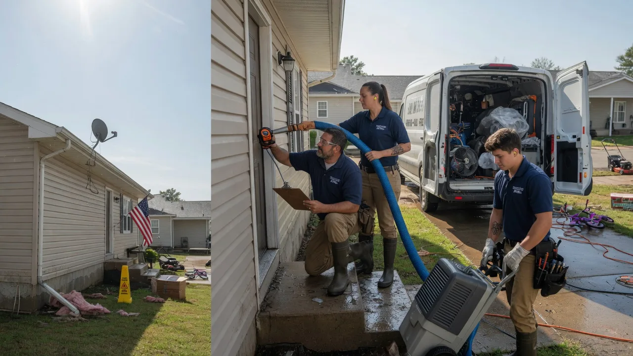 Ceiling Water Damage Restoration in Lewisville, ID near me